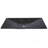 Eden Bath 13'' Black Stone Rectangular Bathroom Sink