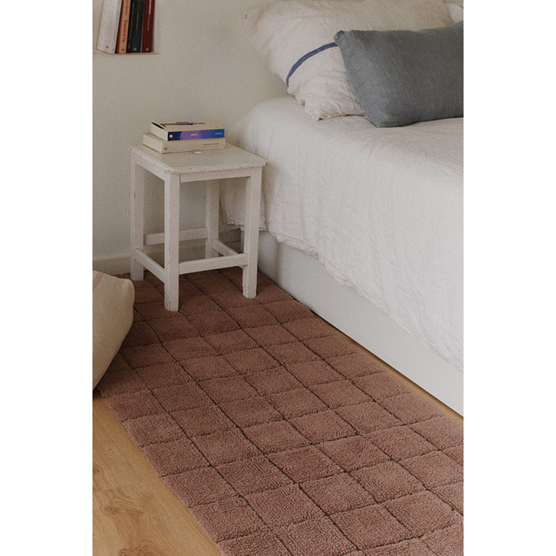 Mosaic Wool Geometric Area Rug, Runner 2'7" x 7'6"