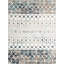 Tapis abstrait en polypropylène tissé à la machine Briehn en ivoire / gris / bleu-1790949978