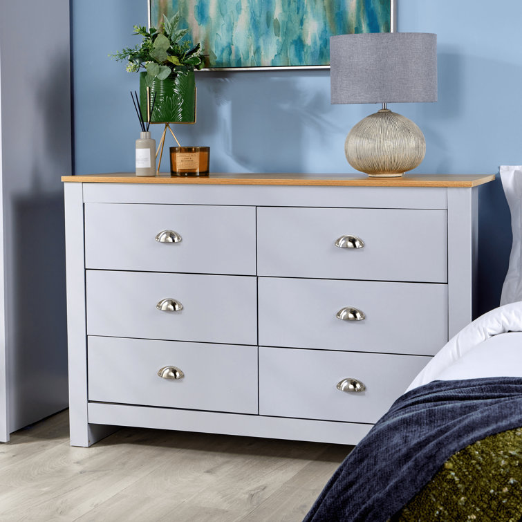 Itzayani 6 Drawer 120Cm W Double Dresser