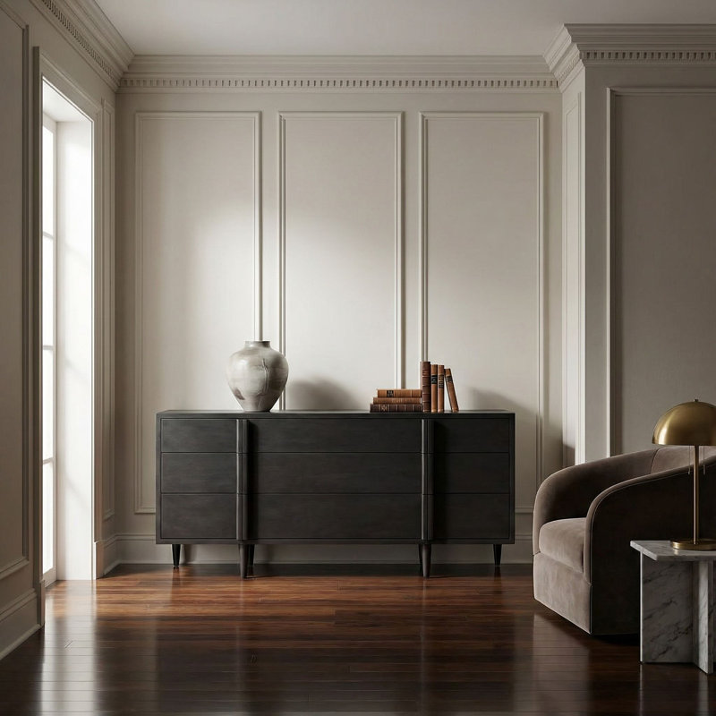 Morten 9 - Drawer Dresser, Pale