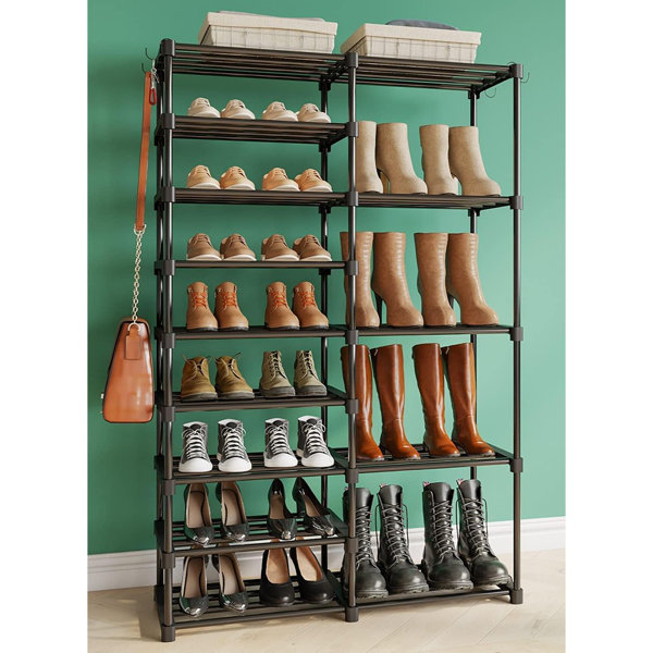 Heavy Duty Metal 72 Pair Shoe Rack Rebrilliant