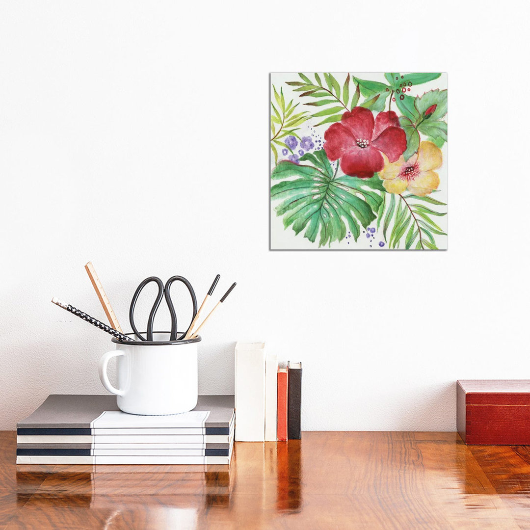 Tropical Blooms von Tava Studios - Giclée auf Leinwand ohne Rahmen