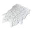 Tapis blanc à poils longs en fausse fourrure de bison-95756321