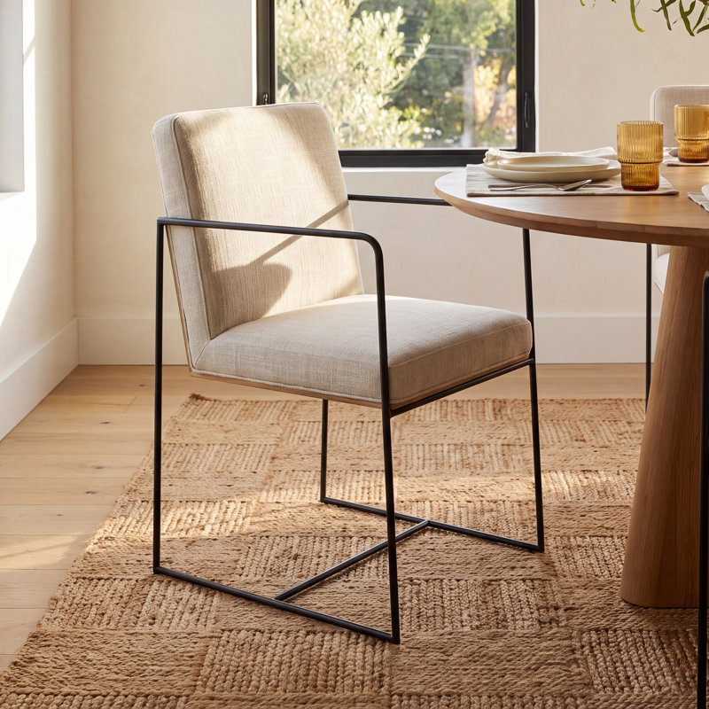 Sidney Upholstered Dining Arm Chair