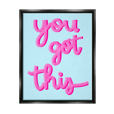 "You Got This Pink & Blue" par Ashley Singleton, impression
