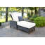 Bella Outdoor Teak Chaise Lounge-419625880-419625887