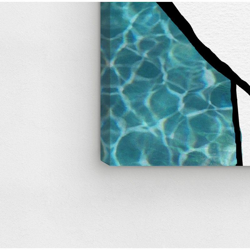 " Ready For The Water Golden " Painting Print, 20" H x 20" W x 1.5" D, Wrapped Canvas