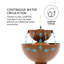 Hadrian Stainless Steel Fountain with Light