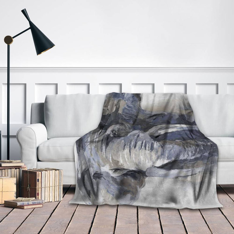 Hand Woven Blanket, Gray