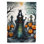 Double Sided 40'' H x 28'' W Polyester Halloween House Flag