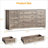Wooden Dressers for Bedroom with 12 Drawers, Wide TV Stand Dresser for 65 Inch TV, Chest of Drawers, Wood Modern Clothes Storage Organizer for Living Room, Hallway-995162483