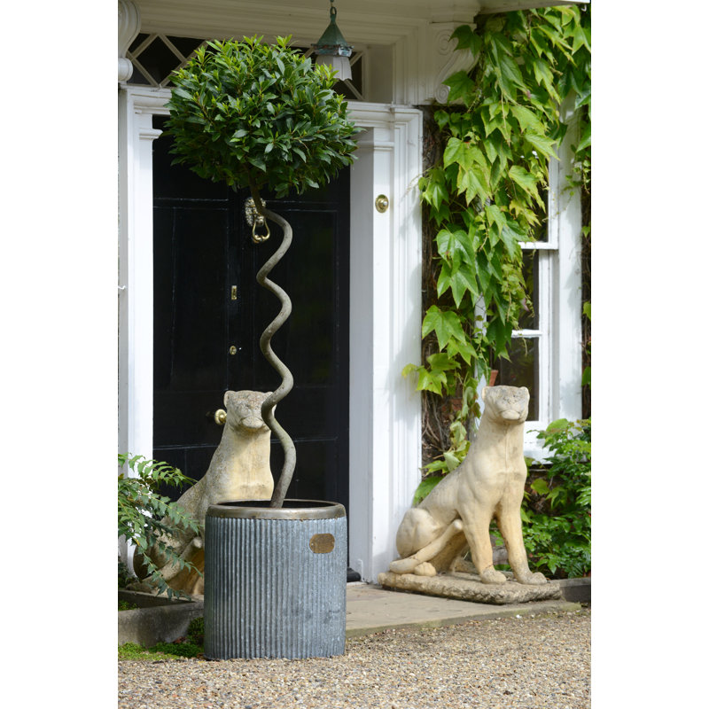 Viviana Handmade Metal Planter, 50cm H x 45cm W x 45cm D