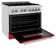 ZLINE 36 in. Legacy Dual Fuel Range w/ 6 Burner Cooktop & Electric Oven w/ Door