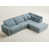 Bright Light Blue Polyester/Chenille