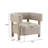 Boucle Upholstered Accent Arm Chair