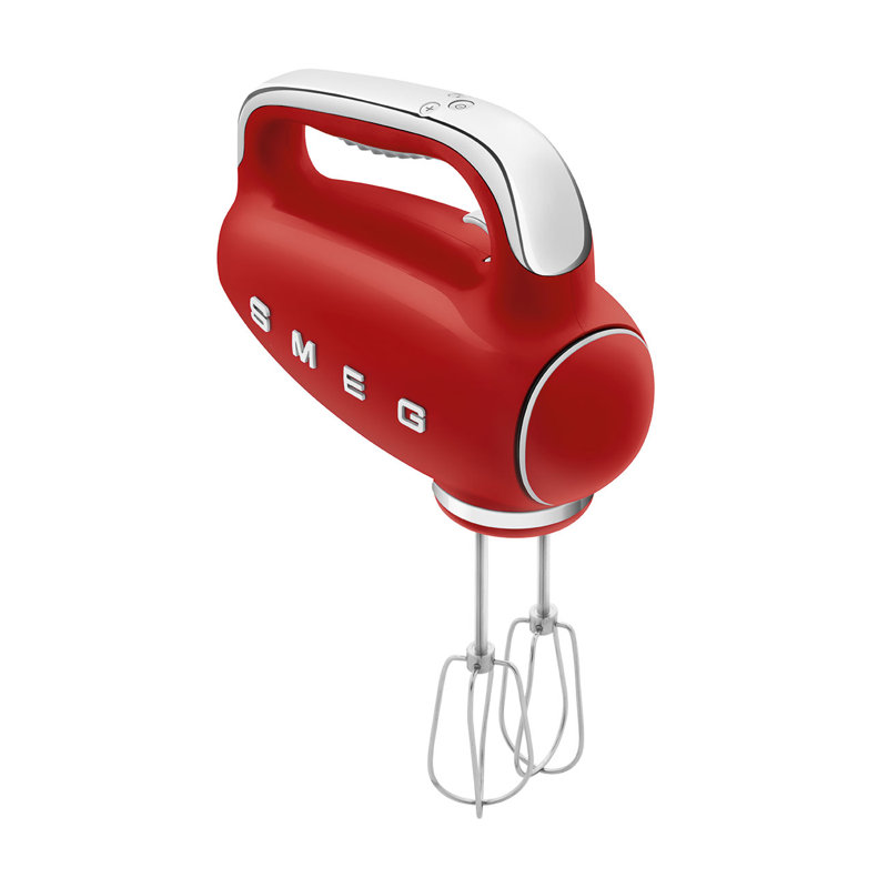 SMEG 50's Retro Style Electric Hand Mixer, Red