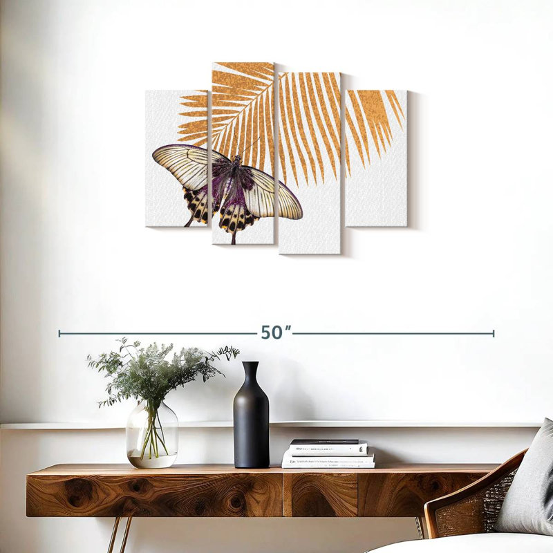 «Rustic Butterfly», reproduction sur toile, H 22 po x l 36 po x P 1 po