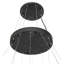 Luminaire suspendu 4 anneaux Aliyani