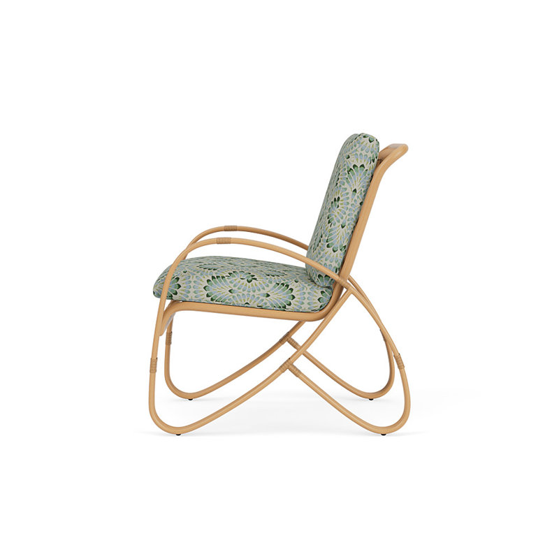 Riviera Outdoor Lounge Chair, Plume Spring