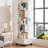 Rotating Rolling Bookcase with 1 Drawer-1216937229-1239783562