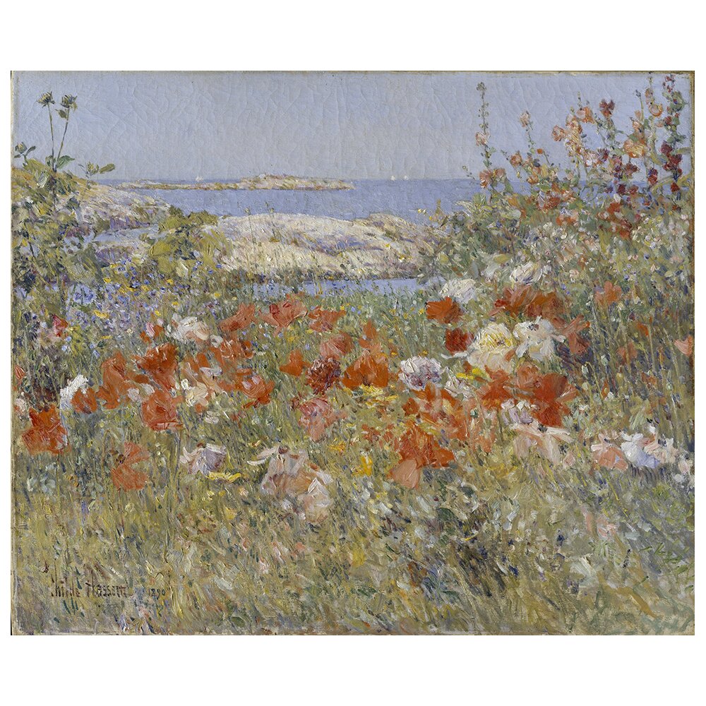 Leinwandbild Celia Thaxter's Garden von Childe Hassam