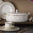 Noritake Trefolio Gold Covered Vegetable Bowl, 67 oz.