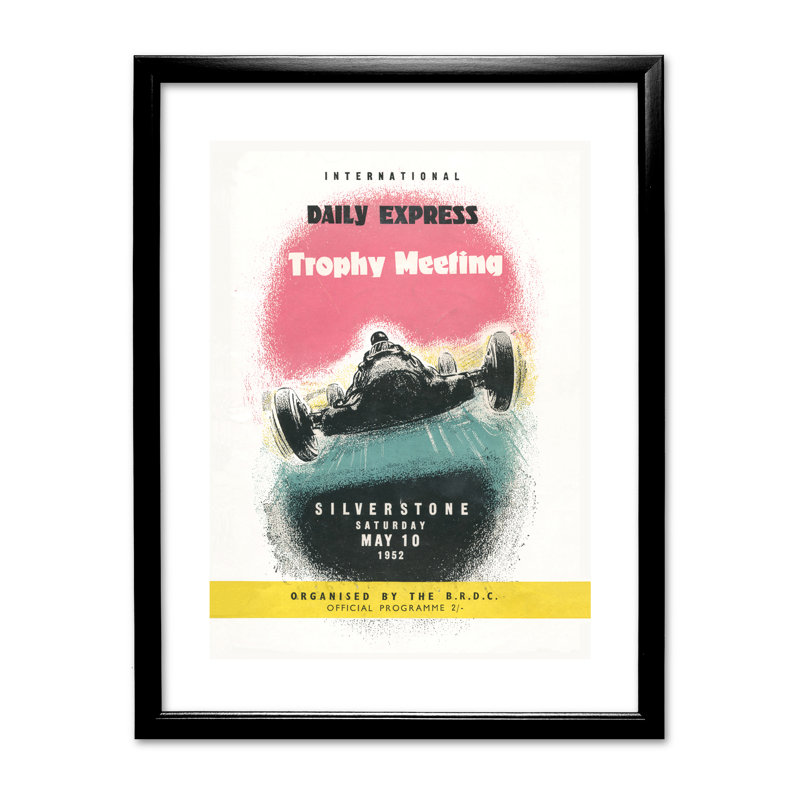 Single Picture Frame Print, Black