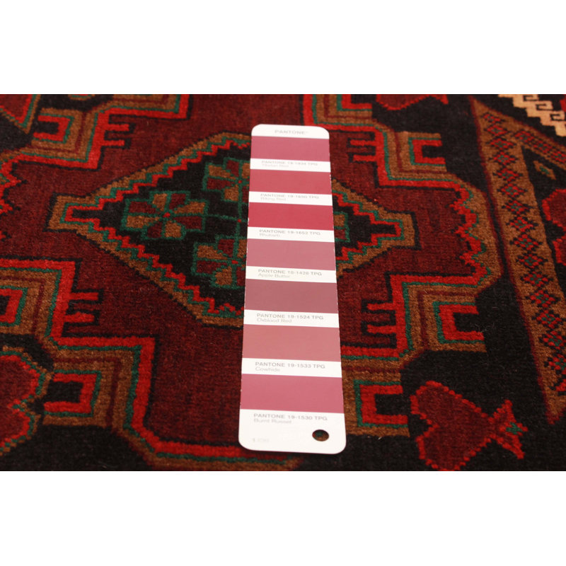 Teimani Burgundy Rug 2'11" x 4'7"