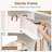 Closet Storage Bins, Storage Baskets For Shelves, Closet Organizers And Storage Bins With Metal Frame, Handles, Natural Color, 2-Pack-124506262