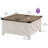 Allyssa 2 Piece Farmhouse Coffee Table Set