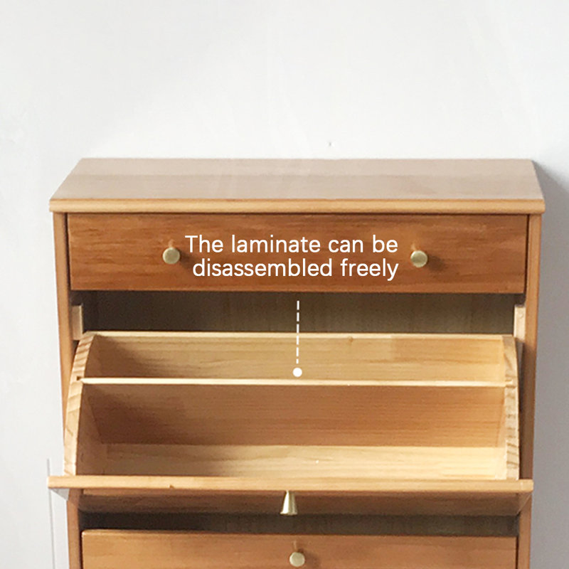 Burlywood Solid wood Shoe Storage