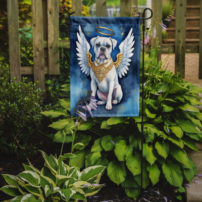 Boxer blanc «My Angel Garden» - drapeau blanc