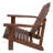 Sneller Solid Wood Adirondack Chair with Table-18816223