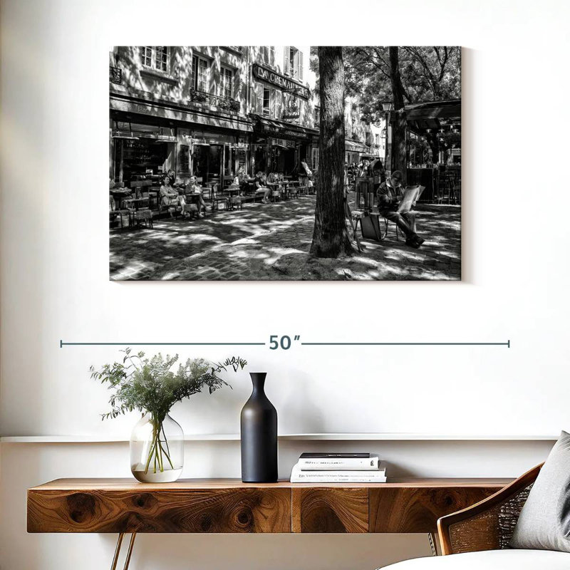 Sireci Black Montmartre - Place Du Tertre, 26" H x 39" W