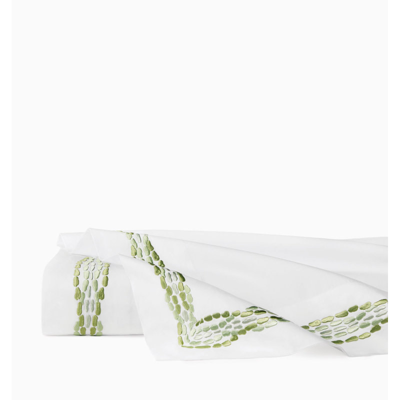 Cobblestones - Sferra X Scalamandre Percale Flat Sheet, Twin Flat Sheet