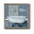 Toile avec cadre gris patiné