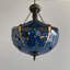 Luminaires suspendus Sroka Tiffany avec libellules en verre coloré bleu l 16 po x P 16 po x H 60 po