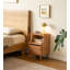 Table de chevet 15,75 "avec tablette ouverte et 2 tiroirs-2116072603