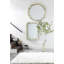 Pebble Marble Pedestal End Table