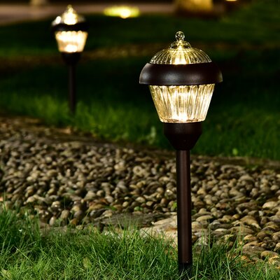 Bronze Low Voltage Solar Powered Integrated LED Metal Pathway Light Pack -  gigalumi, P-L-SX-W2