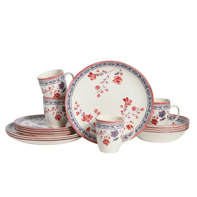 Cottage Piece Dinnerware Set - Service for 4