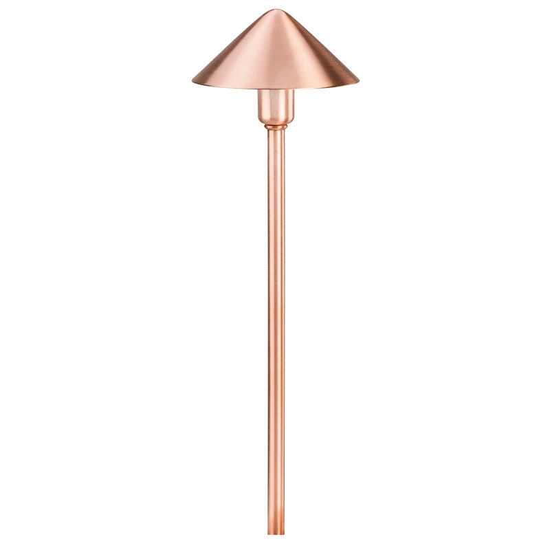 Chimal Low Voltage Pathway Light, Copper