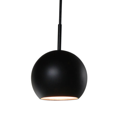 Shivers 1 - Light Black LED Single Pendant