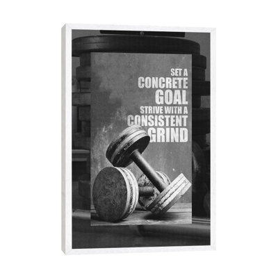 Motivational Gym Quote by Adrian Baldovino - Print on Canvas