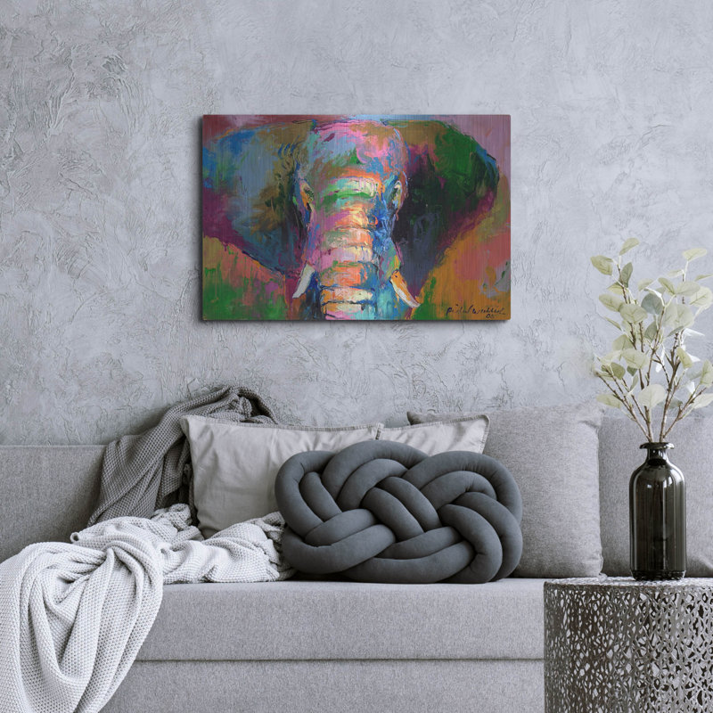 «Elephant 2» par Richard Wallich, H 24 po x l 36 po