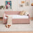 Twin Upholstered Daybed Frame with Trundle-1770055156
