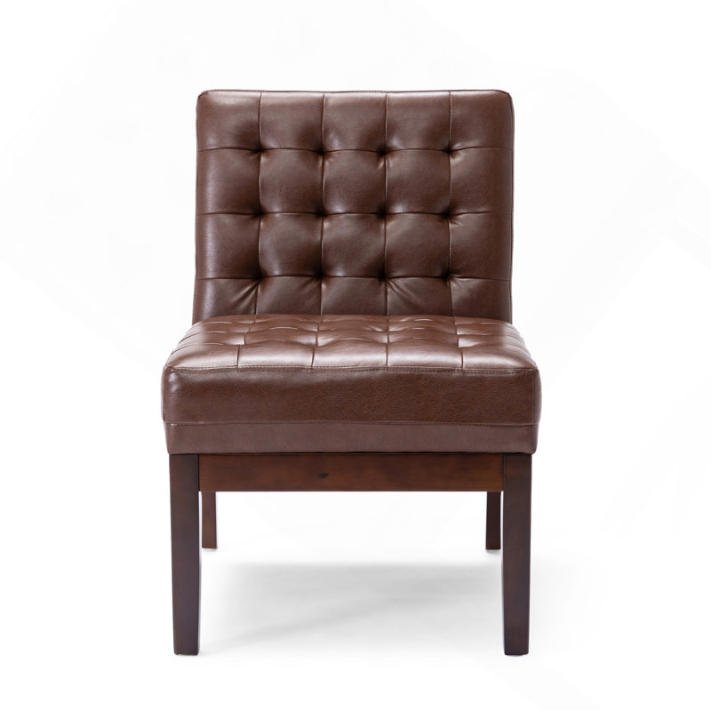 Chaise d'appoint, Marron foncé