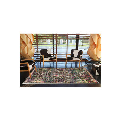 Tapis décoratif moderne tissé