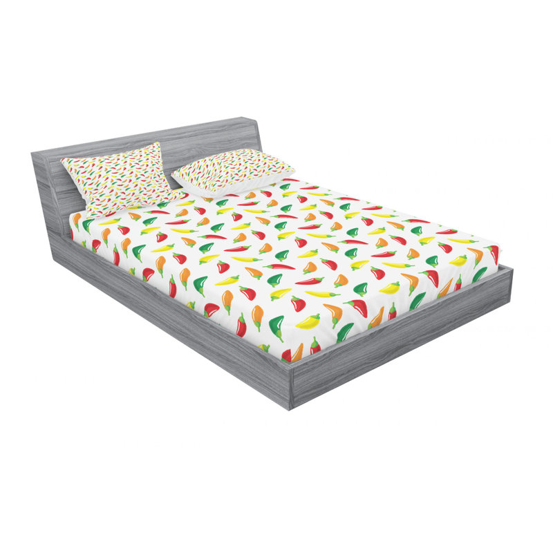 Microfiber Sheet Set, Queen Sheet Set with Fitted Sheet